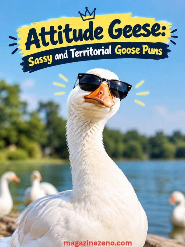 Attitude Geese: Sassy and Territorial Goose Puns