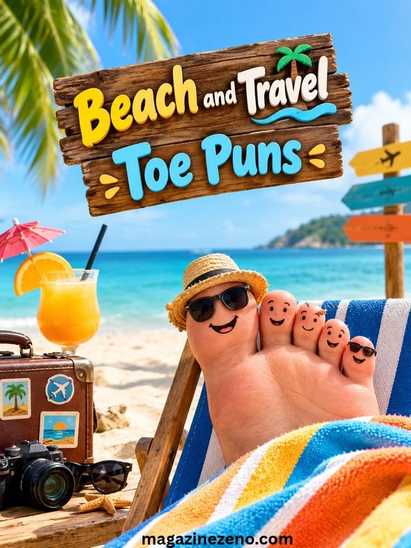 Beach and Travel Toe Puns