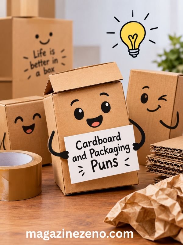 Cardboard and Packaging Puns (Extra Useful Section)