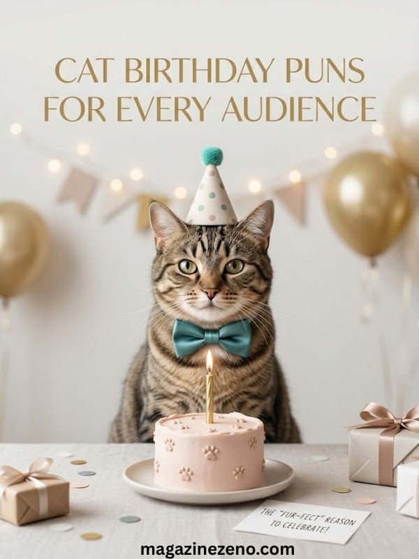Cat Birthday Puns for Every Audience