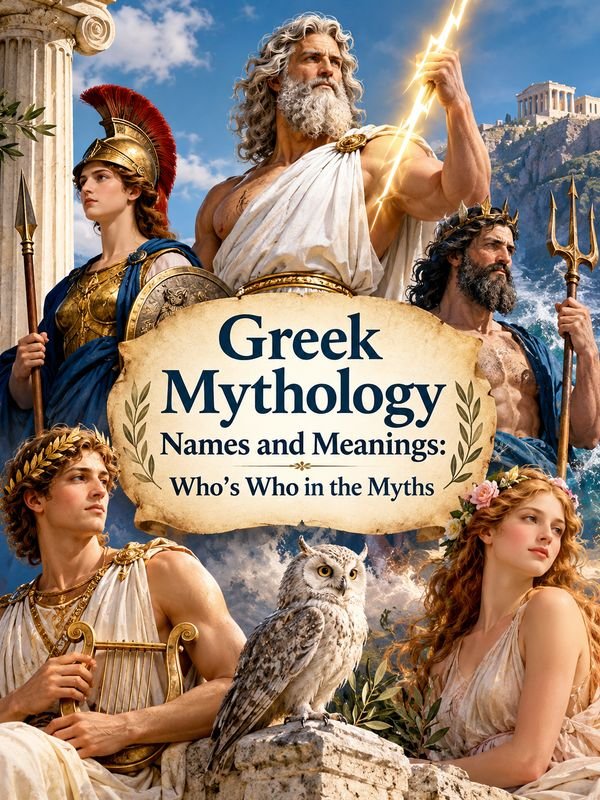 Greek Mythology Names and Meanings_ Who is Who in the Myths