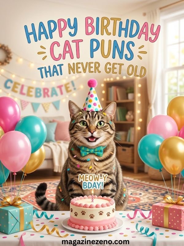 Happy Birthday Cat Puns That Never Get Old