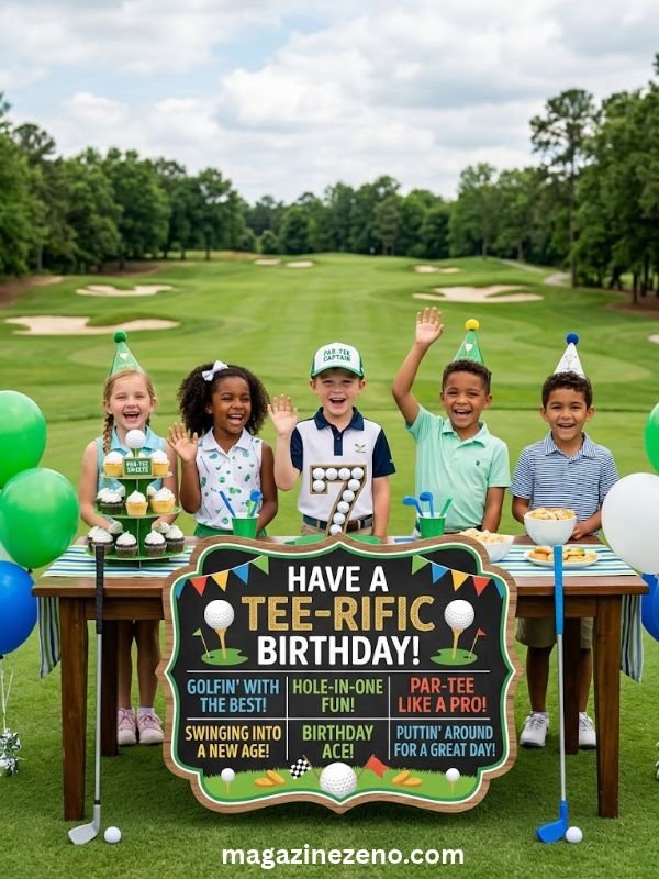 Kid-Friendly Golf Birthday Puns