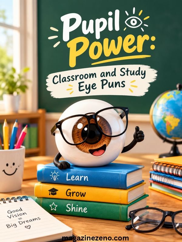 Pupil Power: Classroom and Study Eye Puns