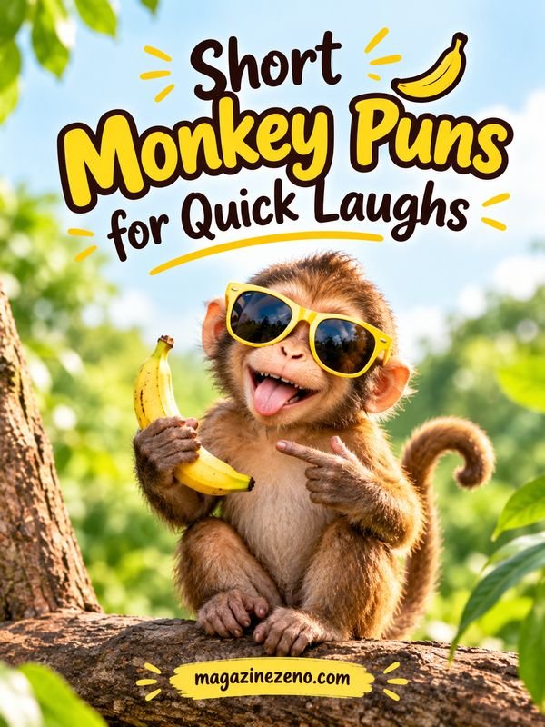 Short Monkey Puns for Quick Laughs
