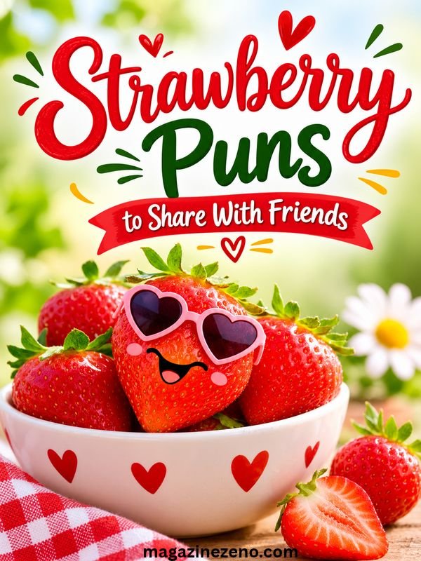 Strawberry Puns to Share With Friends