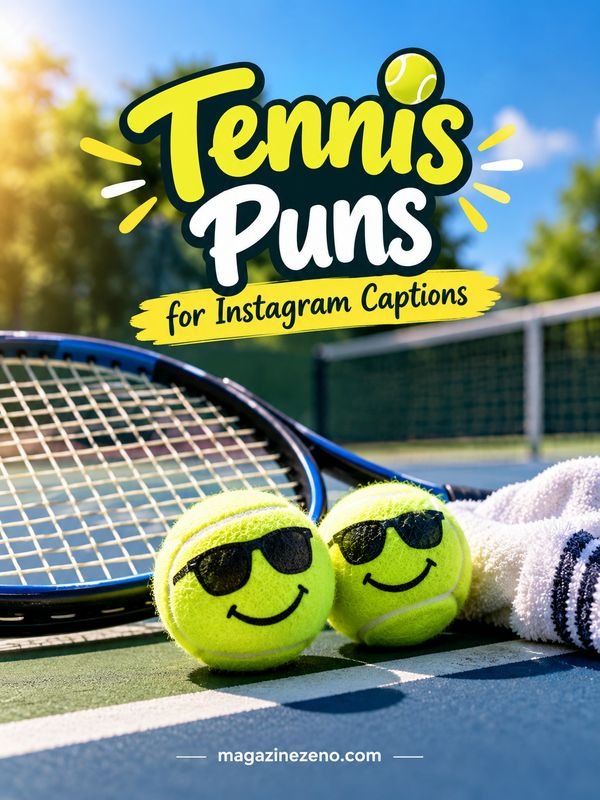 Tennis Puns for Instagram Captions
