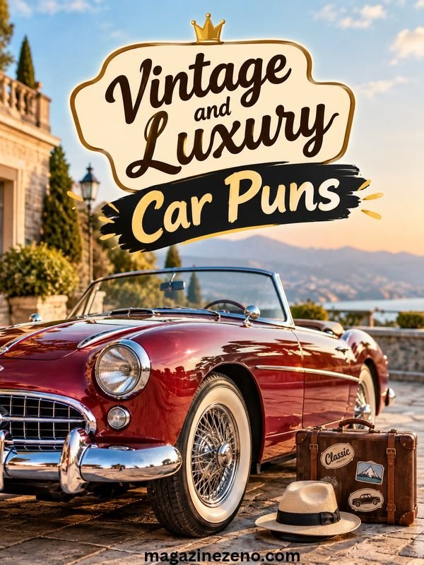 Vintage and Luxury Car Puns
