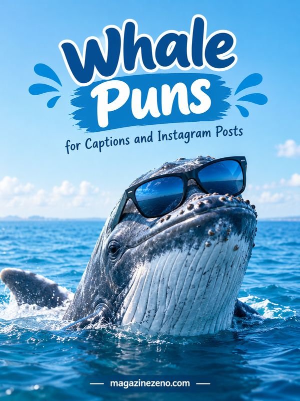 Whale Puns for Captions and Instagram Posts